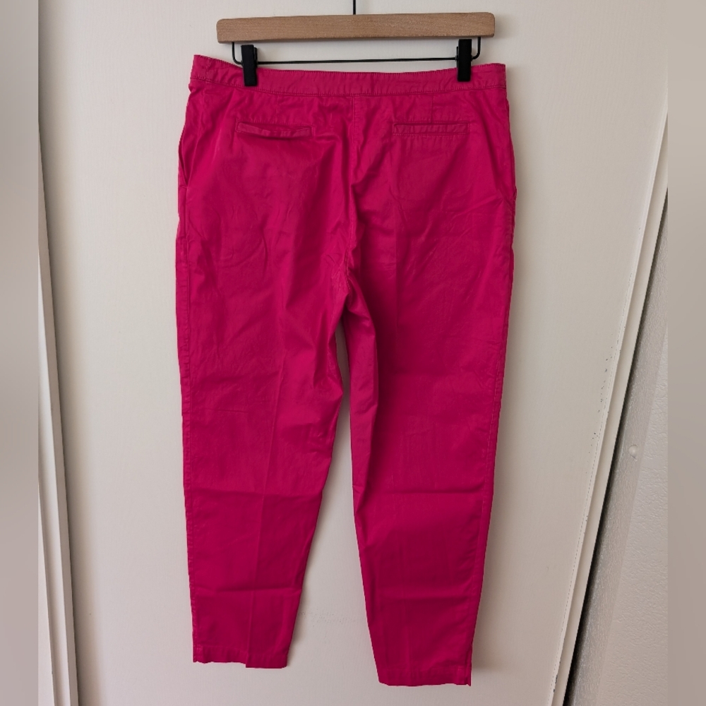Kenzo Womens Medium Pink Ankle Pants Contemporary Preppy Academia Classic - Picture 5 of 8